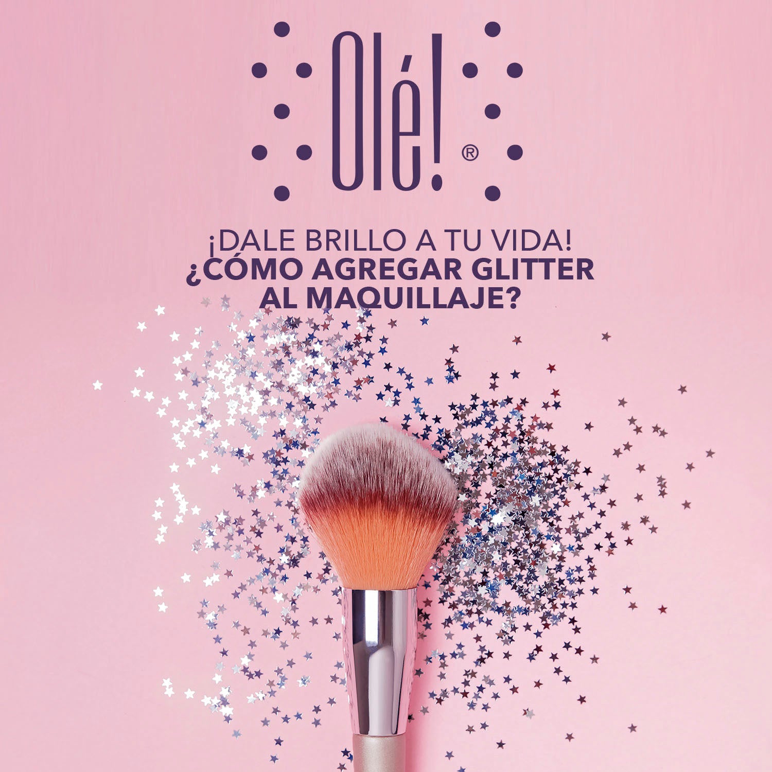 ¡Dale brillo a tu vida! ¿Cómo agregar glitter al maquillaje?