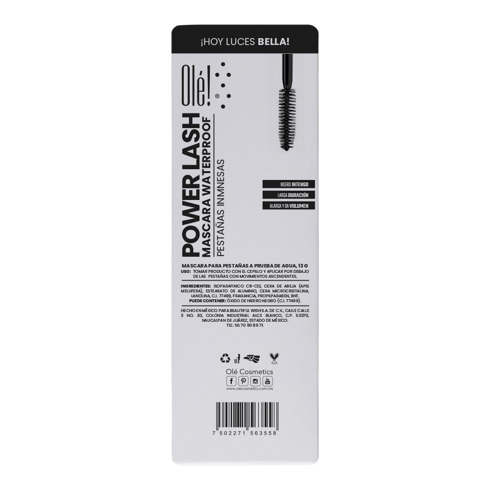 Máscara Power Lash Waterproof