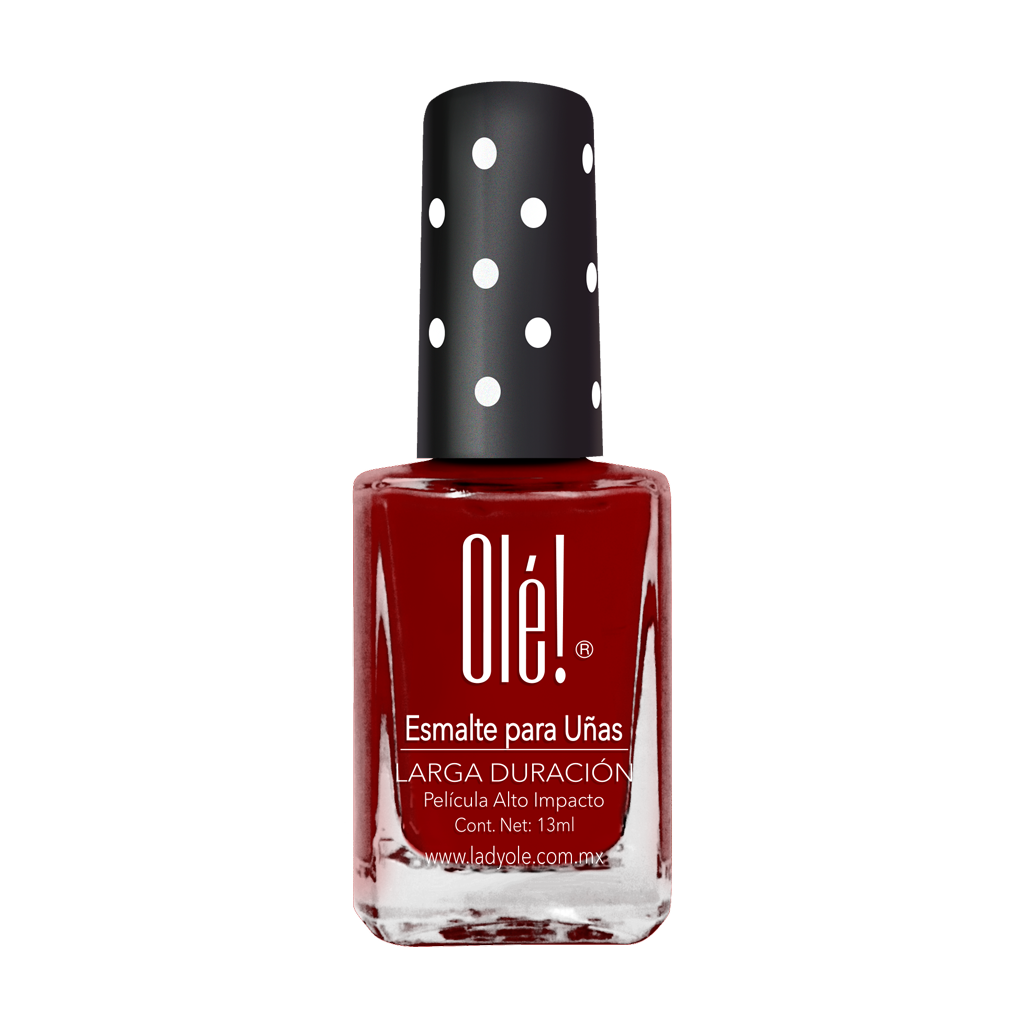 Esmalte Olé! Rojo Satinado - Olé Cosmetics